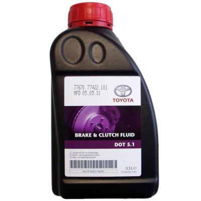 Купить Toyota 0882380007 Тормозная жидкость DOT 5.1, Brake Fluid, 5л